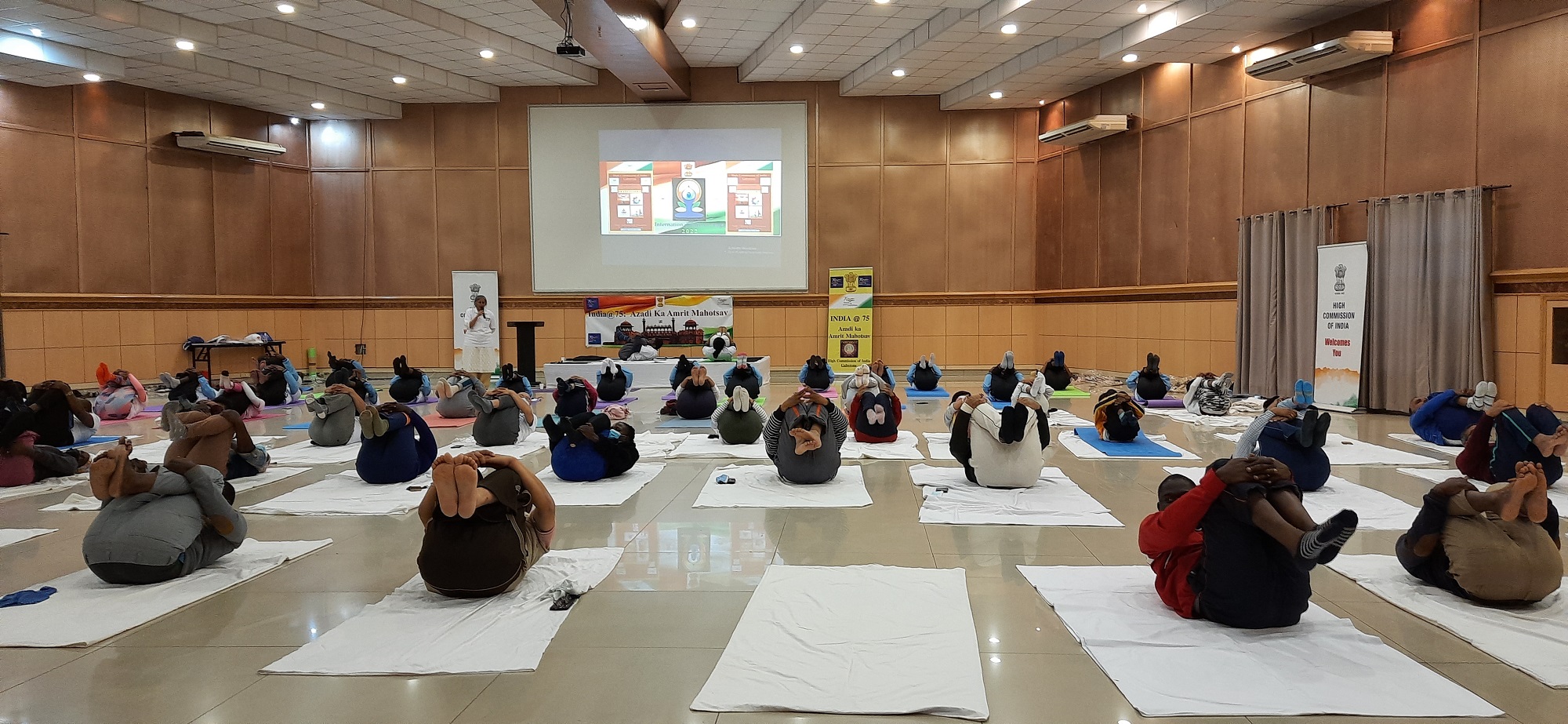 International Day of Yoga 2022 in Francistown